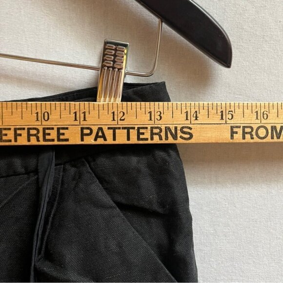 Wilfred Linen black belted shorts Sz 6 - Picture 8 of 8